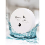 Geevon 6 Pack Water Leak Detectors for Home, 100dB Water Sensor Alarm Leak Detector for Basements, Bathrooms, Kitchens, Garages, Battery-Operated (Battery Included)